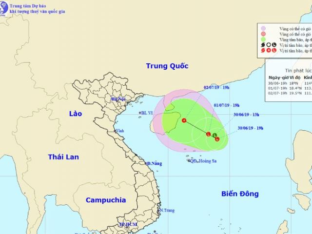Tin tức trong ngày - Áp thấp xuất hiện trên Biển Đông, đang hướng về Bắc Bộ, Bắc Trung Bộ