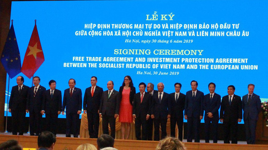 Hiệp định Thương mại tự do Việt Nam - EU đã được ký kết tại Hà Nội - 2