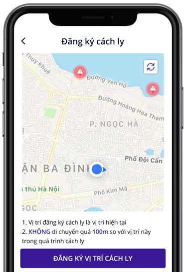 Hướng dẫn đăng ký cách ly và "check-in" điểm danh bằng khuôn mặt - 4