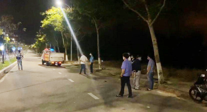 Hiện trường vụ việc hai&nbsp;chiến sĩ cảnh sát thuộc Công an quận Sơn Trà hy sinh khi làm nhiệm vụ tối 2-4