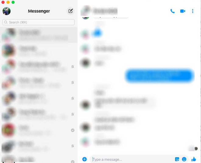 Ứng dụng Facebook Messenger chính chủ đã có trên macOS - 1