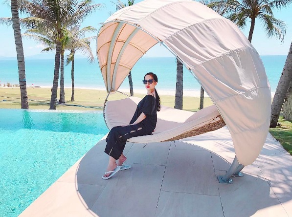 Trang Pilla sống sung
túc, thoải mái tận hưởng cuộc sống