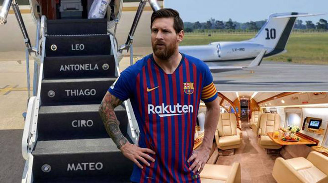 Messi từng chi đậm để sở hữu chuyên cơ riêng&nbsp;Gulfstream V