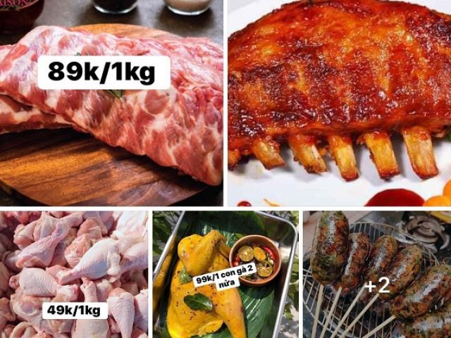 Thị trường - Tiêu dùng - Sườn cánh buồm heo giá chỉ từ 89.000 đồng/kg gây sốt chợ mạng