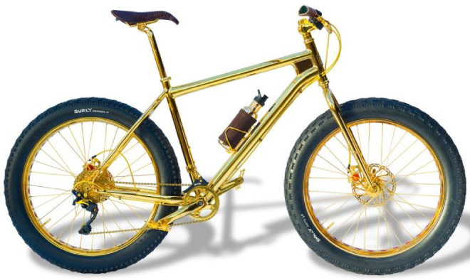 Lóa mắt xe đạp leo núi bằng vàng giá 1 triệu đô, nạm 600 hạt kim cương - 2