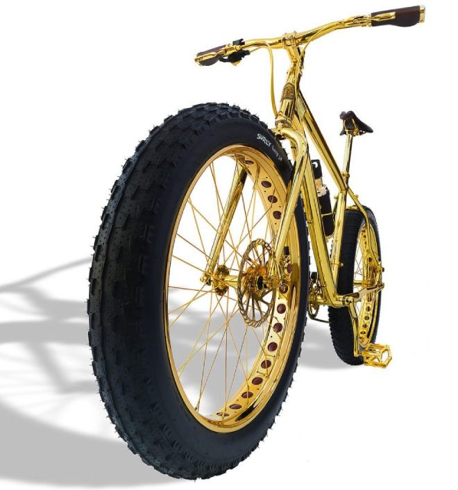 Lóa mắt xe đạp leo núi bằng vàng giá 1 triệu đô, nạm 600 hạt kim cương - 4