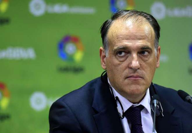 Chủ tịch Javier Tebas đang thúc giục&nbsp;La Liga trở lại thi đấu sớm trong sự bất bình của các CLB