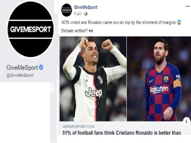 Bóng đá - Ronaldo vượt Messi ở bầu chọn Cầu thủ vĩ đại nhất, khoe tóc đẹp nhờ mỹ nhân