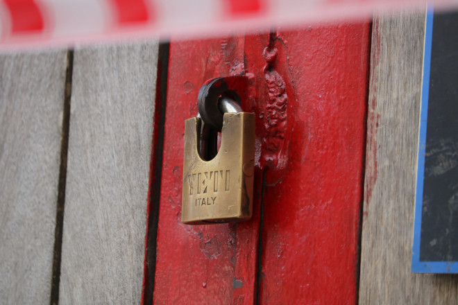 Quán bar Buddha hiện đã đóng cửa niêm phong, không còn hoạt động