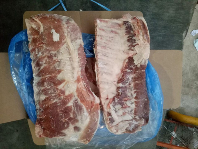 Thịt lợn nhập khẩu được rao bán nhiều trên các chợ online, mạng xã hội&nbsp;
