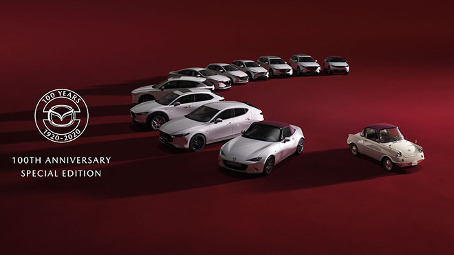 Mazda ra mắt phiên bản đặc biệt kỉ niệm 100 năm cho tất cả dòng xe - 1