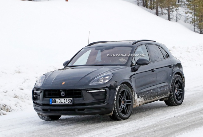 Porsche Macan 2022 lộ hình ảnh chạy thử nghiệm - 1