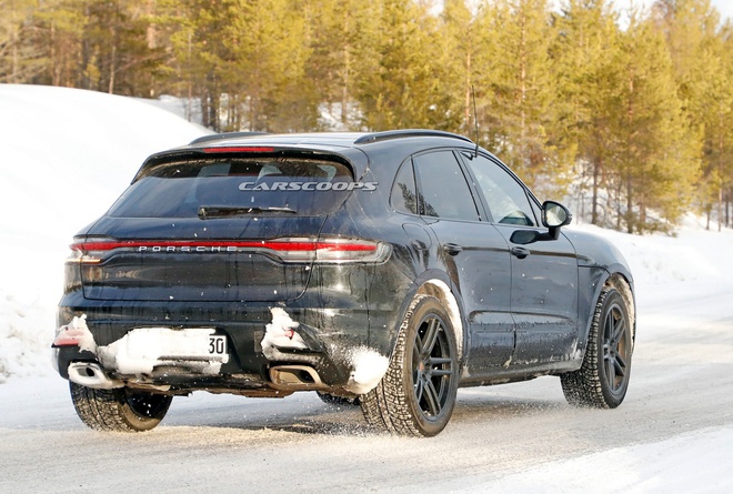 Porsche Macan 2022 lộ hình ảnh chạy thử nghiệm - 3