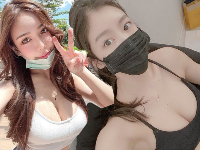 2 cô gái được khen ”chỉ thấy nửa mặt đã xinh”, cởi khẩu trang càng gây bất ngờ hơn