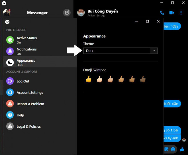 Hướng dẫn cài đặt giao diện Facebook nền tối - 4