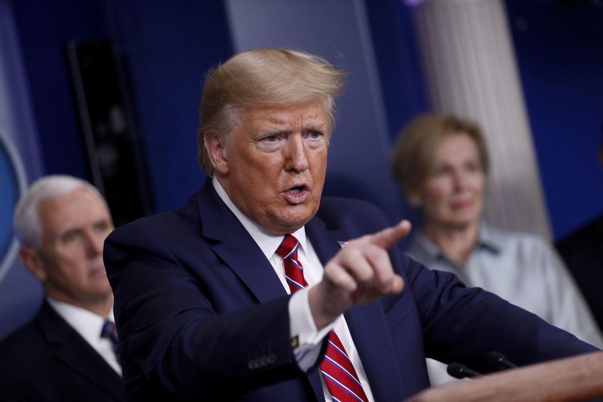 Tổng thống Donald Trump chỉ trích cách chống dịch Covid-19 của Thụy Điển. Ảnh minh họa: Getty