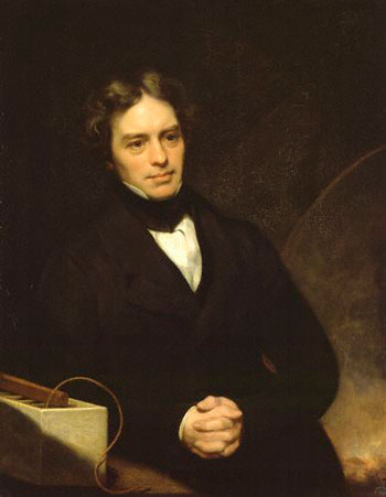 Chân dung thiên tài khoa học Michael Faraday.
