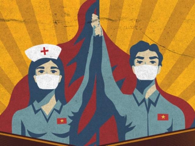 Thế giới - Tranh cổ động chống Covid-19 ở Việt Nam lên báo nước ngoài