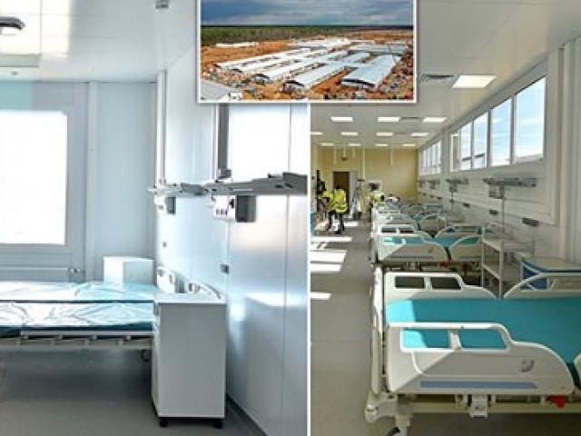 Thế giới - Bên trong bệnh viện 636 giường Nga xây dựng thần tốc đối phó Covid-19