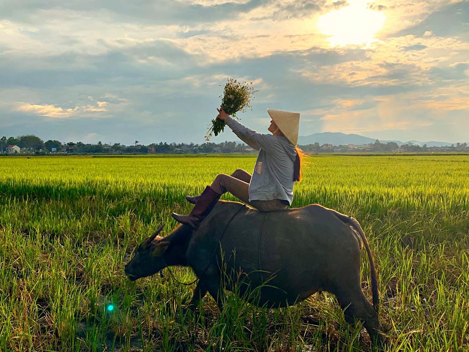 Người mẫu Việt gợi cảm, nổi tiếng về quê chăn trâu phụ giúp gia đình là ai? - 2