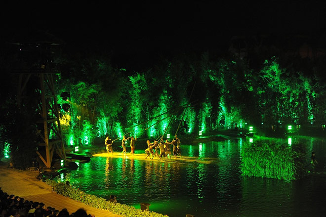 Show thực cảnh “Tinh hoa Việt Nam” tại Grand World với sự kết hợp của âm thanh, ánh sáng đỉnh cao sẽ mang lại cảm xúc thăng hoa cho du khách