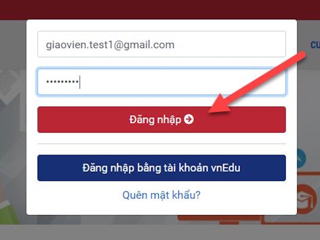 Công nghệ thông tin - Hướng dẫn sử dụng vnEdu cho giáo viên