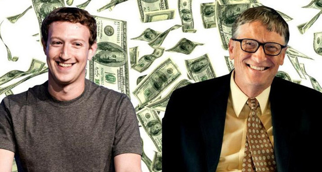 Tỷ phú Mark Zuckerberg và Bill Gate