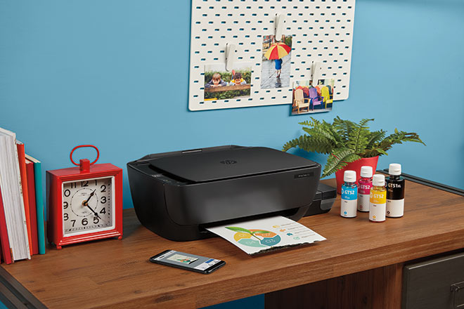 HP Ink Tank có thiết kế thông minh và năng suất in đáng kinh ngạc.