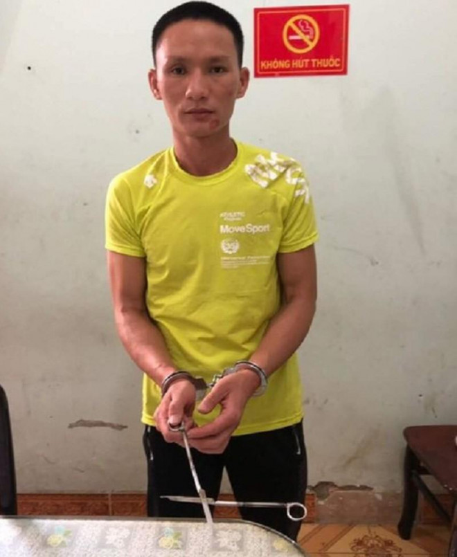 Nghi can Mười cùng tang vật. Ảnh: CA.&nbsp;