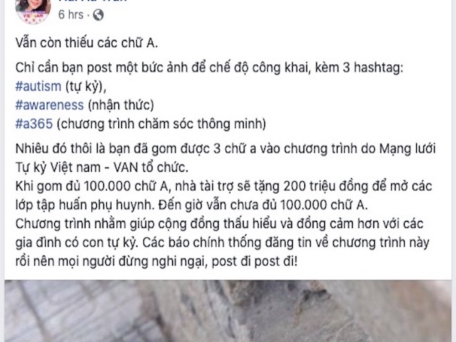 Vụ ”gom 100.000 chữ A” trên Facebook: ”Chúng tôi nhận lỗi nếu có những sơ suất”