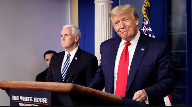 Tổng thống Mỹ Donald Trump và Phó Tổng thống Mike Pence.