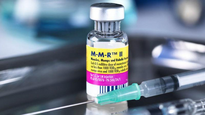Vaccine MMR – ngừa sởi, quai bị, rubella – đang được nghiên cứu về tác dụng với COVID-19. Ảnh: BBC