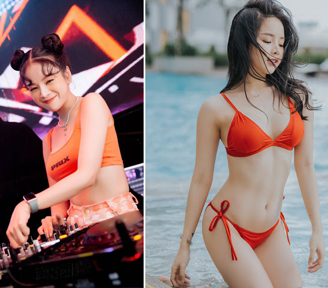 DJ Mie sở hữu thân hình gợi cảm, phong cách thời trang cá tính.