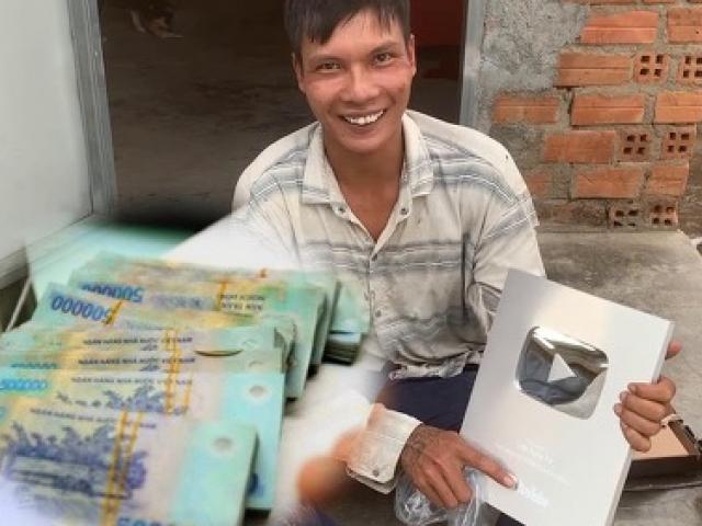 Giải trí - YouTuber "phụ hồ nghèo nhất VN" lộ số tiền trăm triệu nhận được từ YouTube