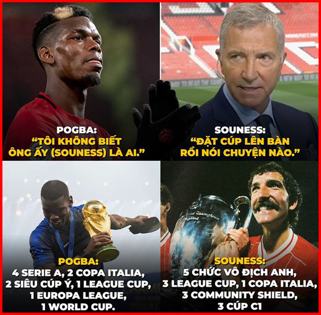 Huyền thoại Liverpool "cà khịa" Pogba và nhận cái kết.