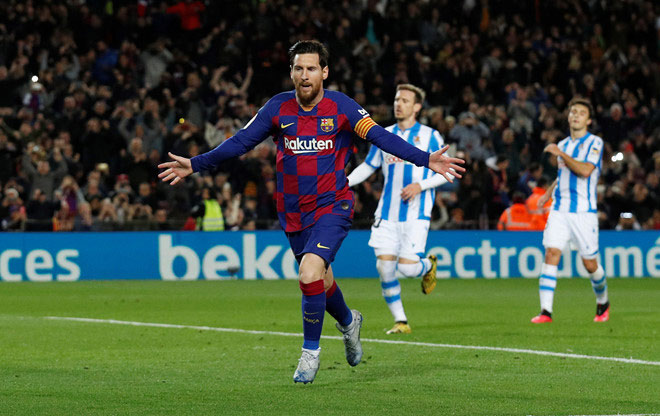 Barcelona đang dẫn đầu La Liga mùa giải 2019/20 nhờ phong độ chói sáng của đội trưởng Lionel Messi&nbsp;