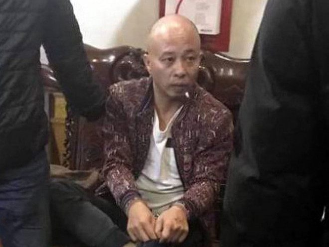 Bị can Đường "Nhuệ" bị bắt (ảnh IT).