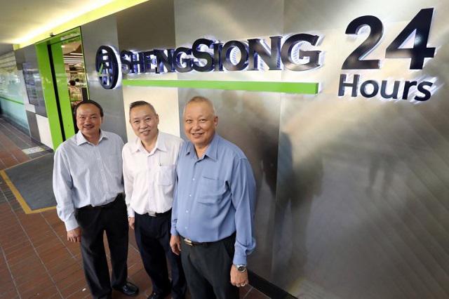 Lim Hock Leng, Lim Hock Chee và Lim Hock Eng (từ trái sáng phải).
