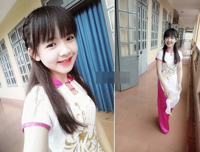 Trần Huyền Châu (sinh năm 2001, quê Sơn La) được biết đến với biệt danh "hot girl tiểu học" khi loạt ảnh cô nàng mặc áo dài, nở nụ cười tỏa nắng được chia sẻ rộng rãi trên mạng xã hội. Thực tế, ở thời điểm đó, Huyền Châu đã học lớp 9. 
