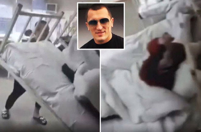 Jusuf Hajrovic lấy giường làm tạ, luyện tập trong bệnh viện khiến các bệnh nhân khác hoảng hốt