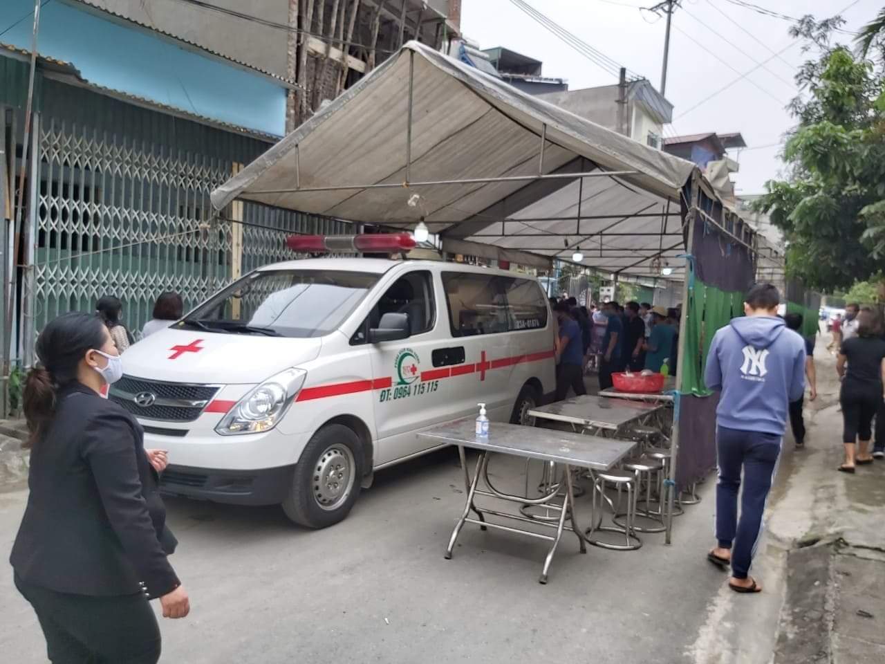 Thi thể bà H.T.H được bàn giao về gia đình để tổ chức hậu sự.