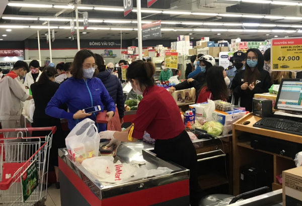Người dân có xu hướng mua đồ tại các siêu thị nhiều hơn bởi dễ dàng sử dụng các các phương thức thanh toán online