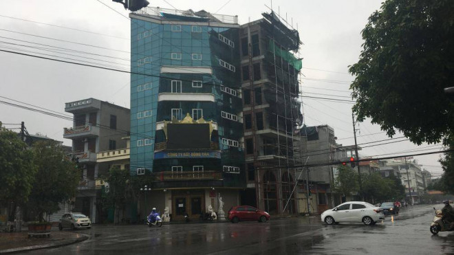 Căn nhà 7 tầng ở phường Kỳ Bá, TP Thái Bình vừa là nơi ở, nơi làm việc và đại bản doanh điều hành các hoạt động của vợ chồng Đường Dương
