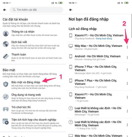 Cách đăng xuất tài khoản Zalo và Facebook từ xa - 5