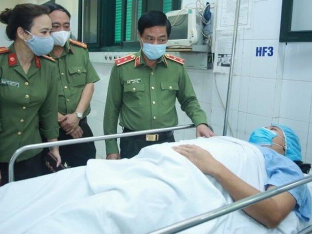 Pháp luật - Đối tượng không đeo khẩu trang rú ga tông trung úy cảnh sát cơ động trọng thương