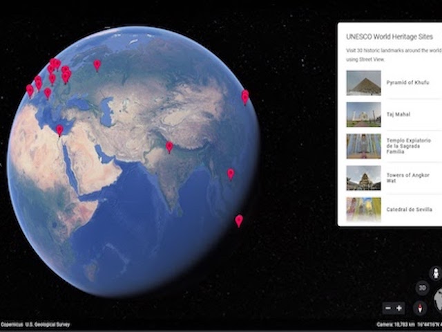 Công nghệ thông tin - Ngồi ở nhà khám phá Trái đất đẹp tươi nhân dịp 50 năm Ngày Trái đất