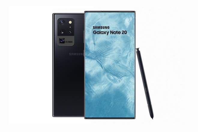 Galaxy Note 20 sẽ có thiết kế như thế này.