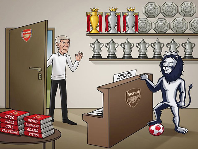 Ảnh chế: Arsenal và ngoại hạng Anh thấy nhớ ”giáo sư” Arsene Wenger