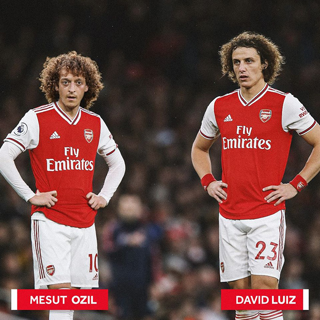 Ozil để tóc Luiz nhìn đẹp trai hơn hẳn.