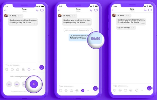 Viber tung tính năng "hô biến" tin nhắn trong các cuộc trò chuyện thông thường - 1